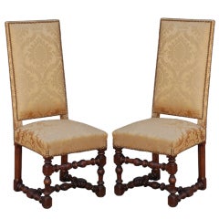 Pair of Exceptional French Gold Chairs 2