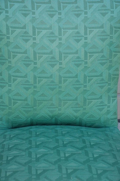 Small Napoleon III green chauffeuse 2
