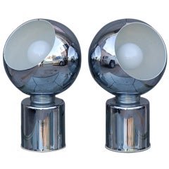 Pair of Articulated Globe Spotlights by Reggiani Lampadari