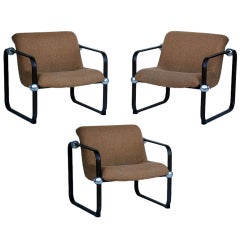 Set of 3 Modern Armchairs by Marc Held