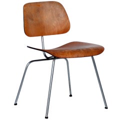 Collector's early Eames DCM chair 4