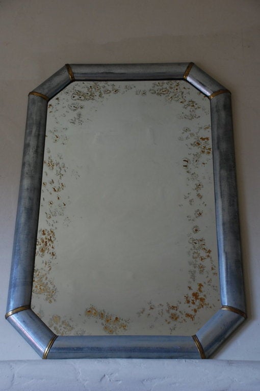 Large Zinc Octagonal Mirror