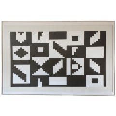 Signed and Numbered Yaacov Agam Lithograph: Colors of Love 6