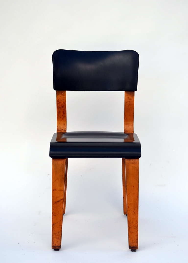Rare Bakelite and Bentwood Chair by Thonet In Good Condition In Los Angeles, CA