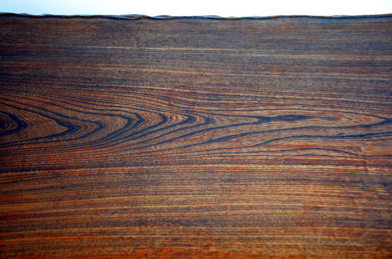 20th Century Large Low Japanese Keyaki Wood Coffee Table