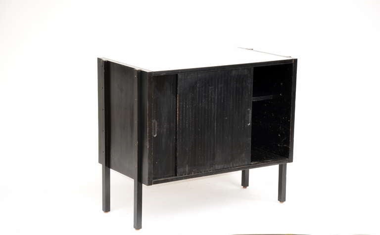 Ebonized Pair of Scandinavian Commodes / Night Stands