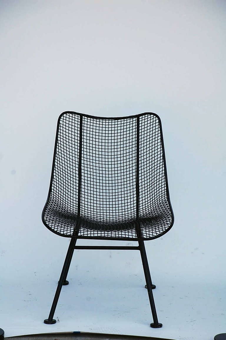 Minimalist Set of 3 Indoor Outdoor Chairs by Russell Woodard