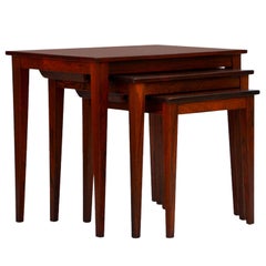 Set of Chic Danish Rosewood Nesting Tables