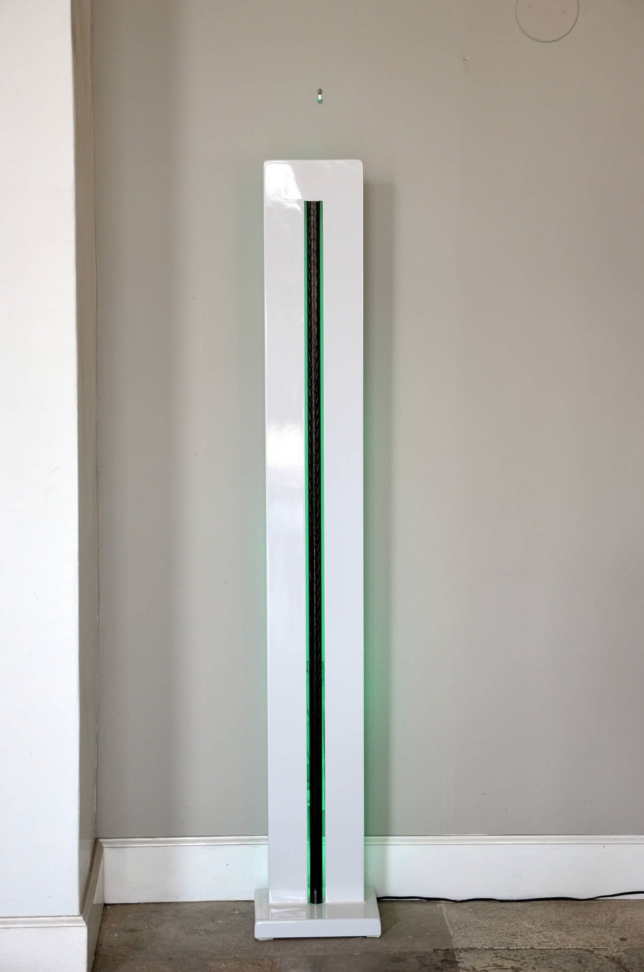 Minimalistic Totem Lamp Sculpture by Franck Rognard In Excellent Condition In Los Angeles, CA