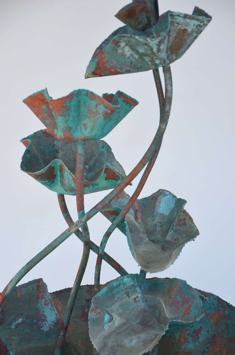 Large Organic Copper Fountain in the Style of Lalanne 1