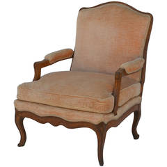 Exceptional French Louis XV Period Fauteuil a la Reine