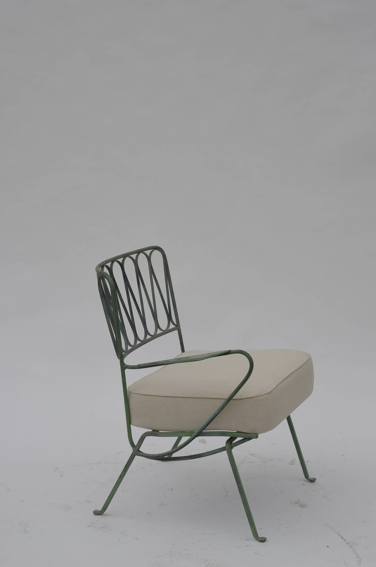 American Since Arm Corner Indoor Outdoor Chair by Salterini