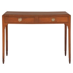 Chic Sandblasted Oak Desk or Writing Table