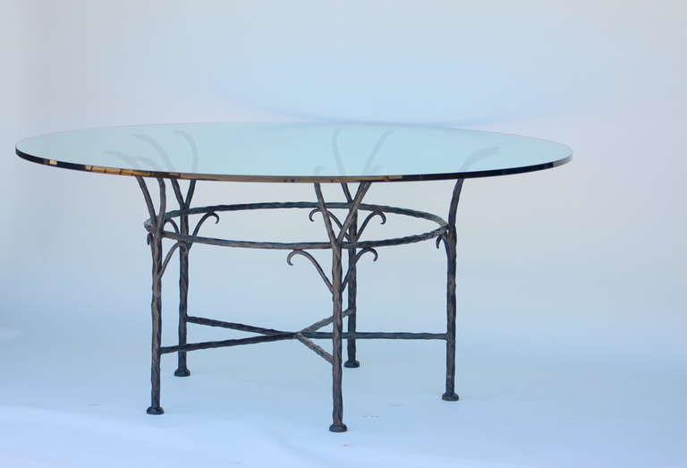 French Impressive Dining Table in the Style of Elisabeth Garouste and Mattia Bonneti