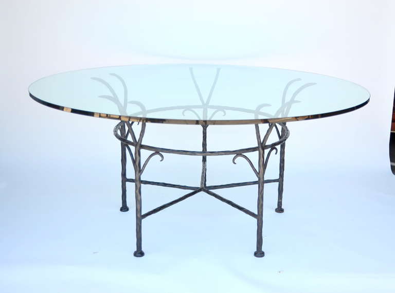 Impressive Dining Table in the Style of Elisabeth Garouste and Mattia Bonneti In Excellent Condition In Los Angeles, CA