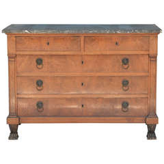 Chic French Empire Neoclassical Commode