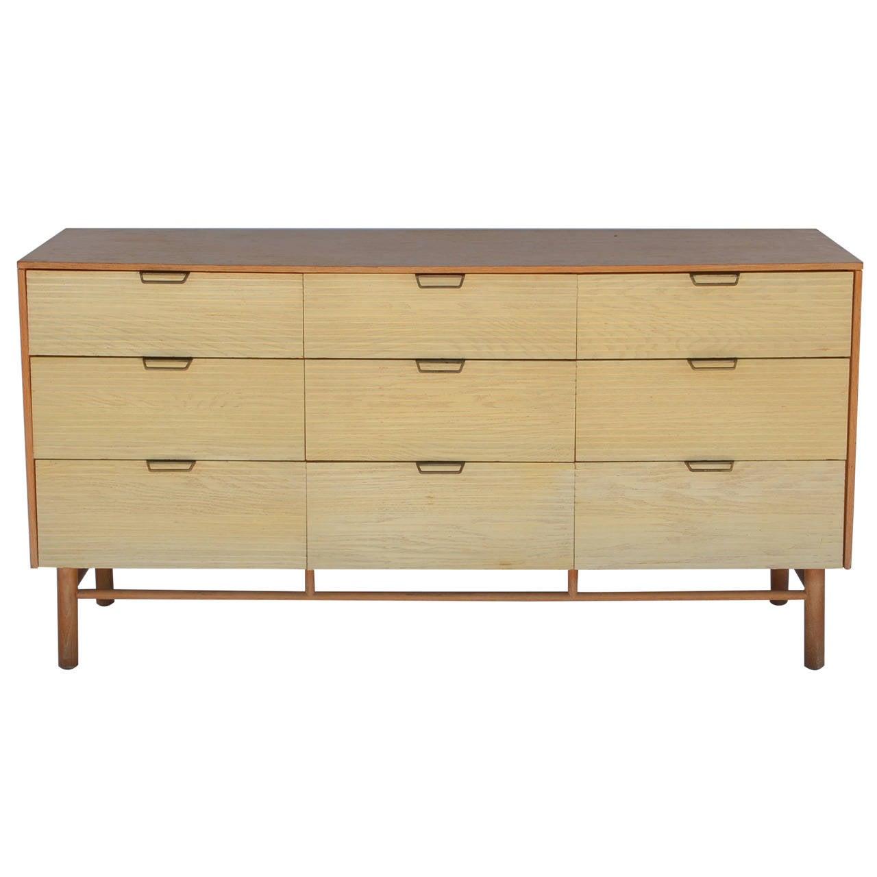 Impeccable Nine Drawer Dresser by Raymond Loewy for Mengel