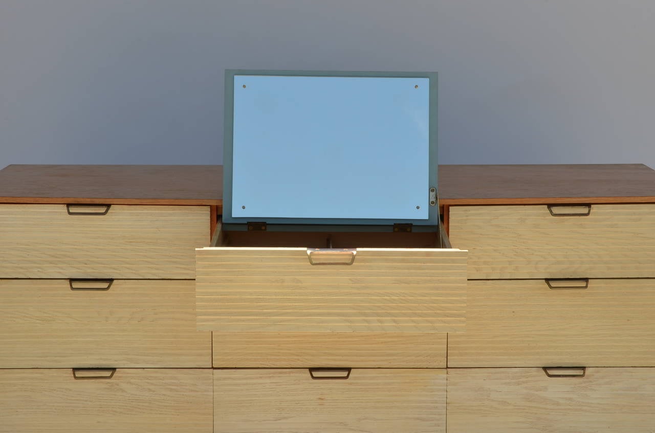 American Impeccable Nine-Drawer Dresser by Raymond Loewy for Mengel