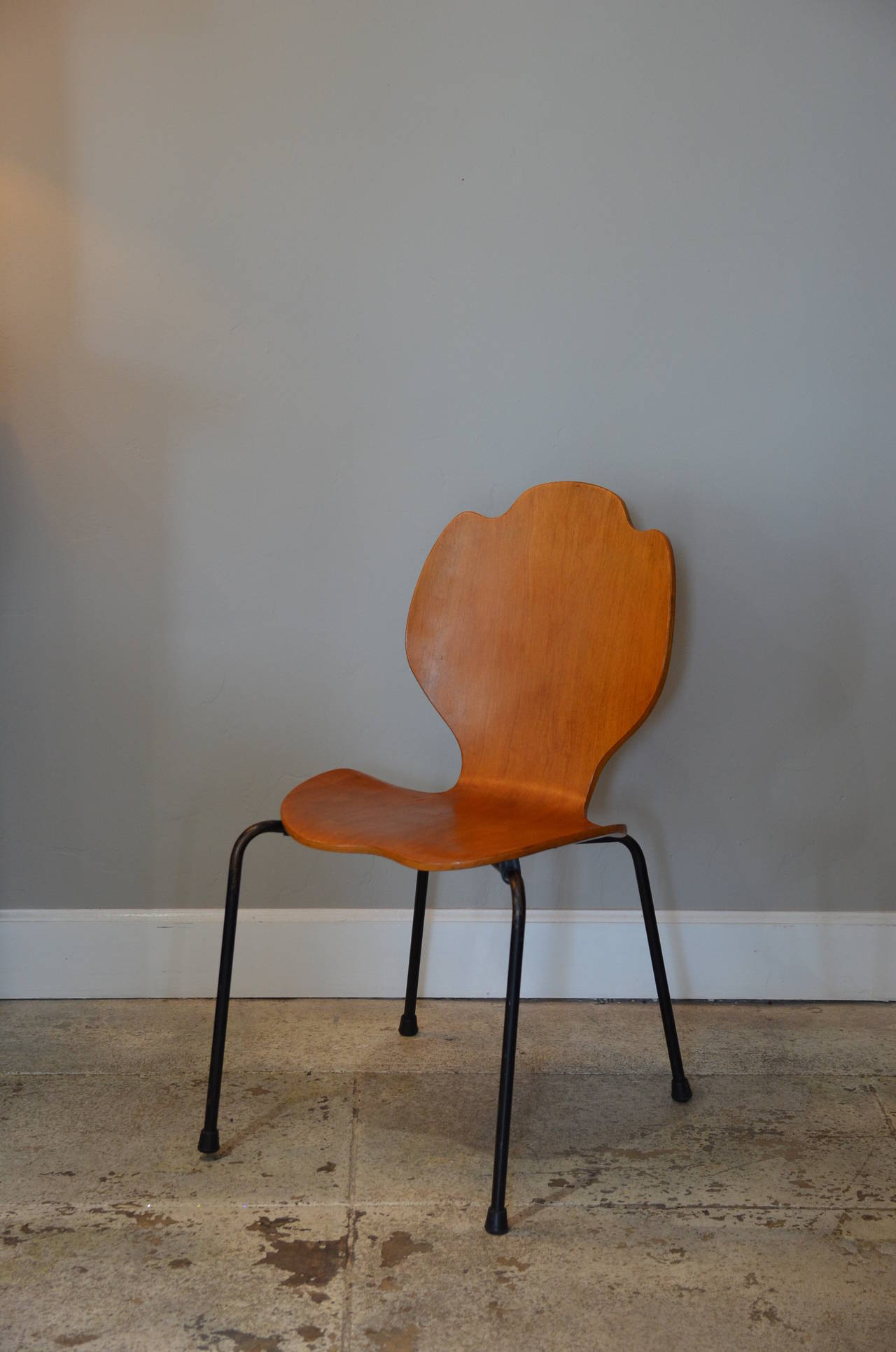 Experimental Arne Jacobsen Bentwood Side Chair In Good Condition In Los Angeles, CA