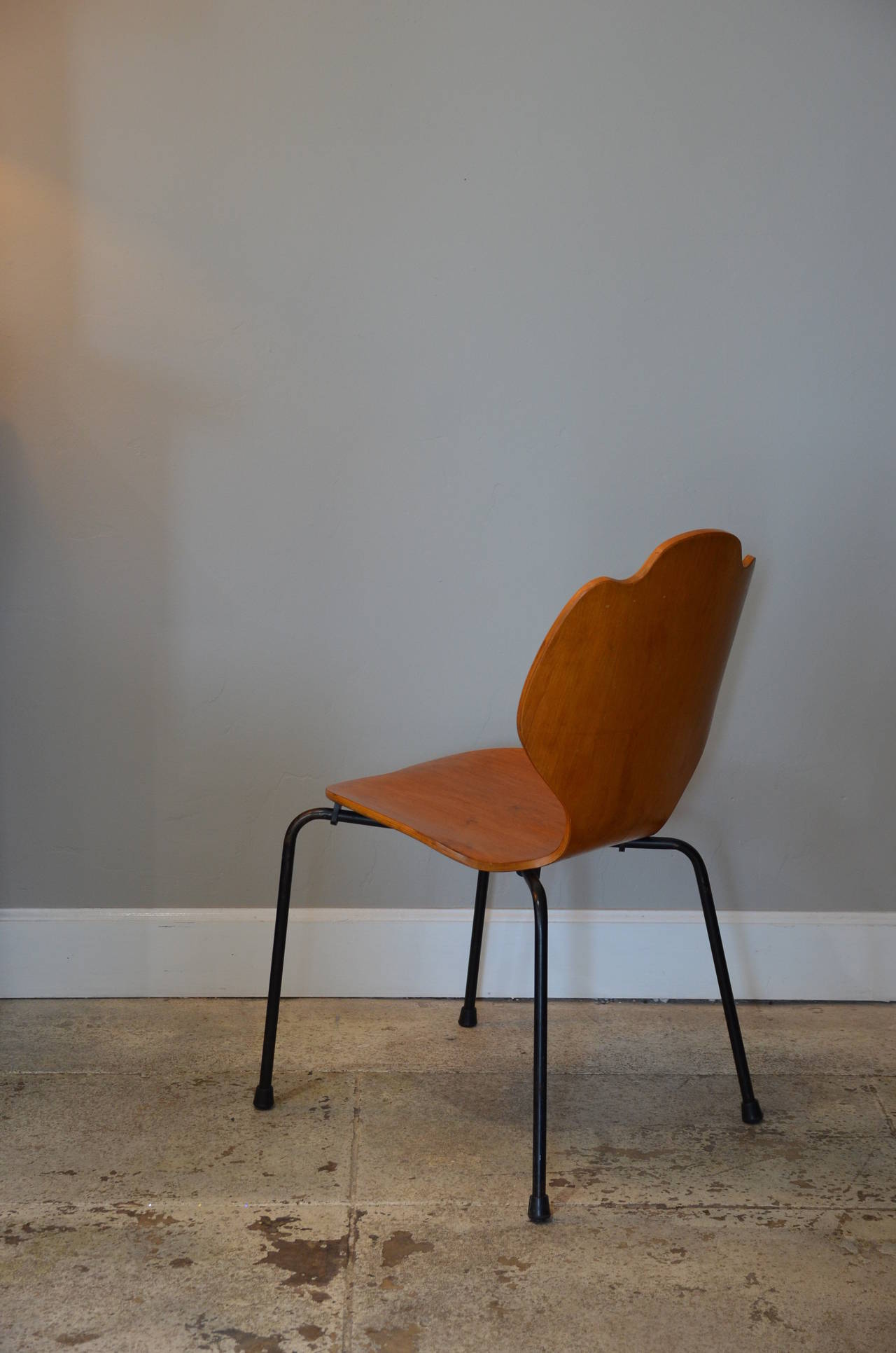 Painted Experimental Arne Jacobsen Bentwood Side Chair