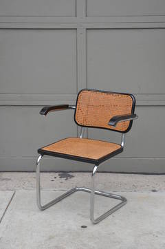 Ebonized B 64 Armchair by Marcel Breuer for Thonet