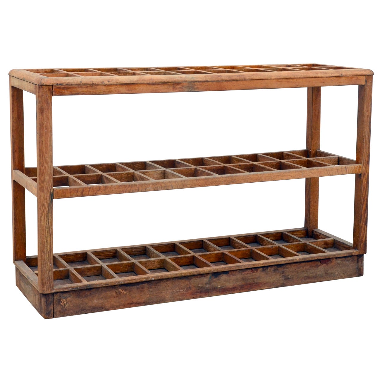 Unusual French Art Deco Oak Blueprint Holder Console at 1stDibs art