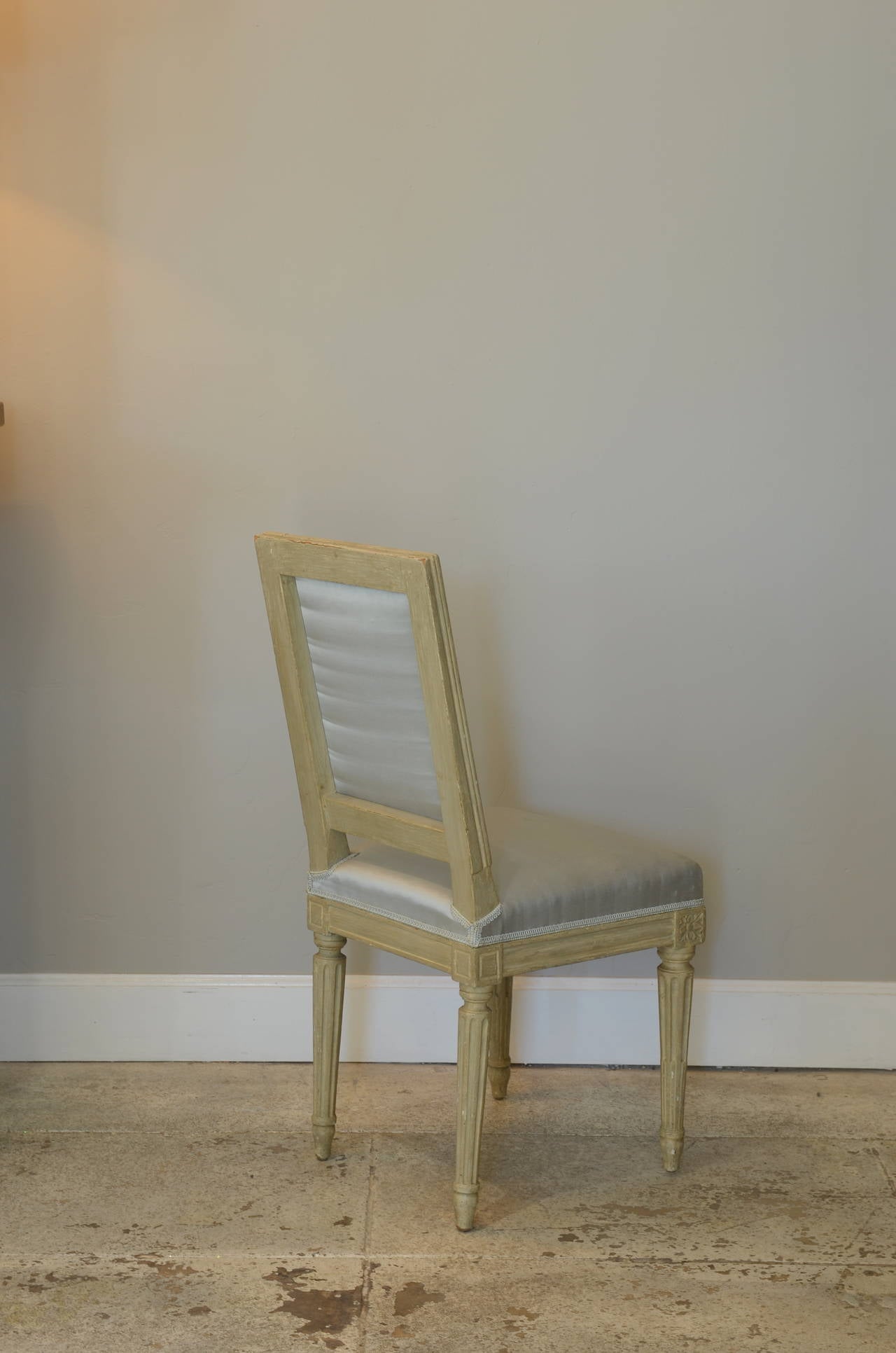 Pair of Louis XVI Style Side Chairs by Armand-Albert Rateau In Good Condition For Sale In Los Angeles, CA