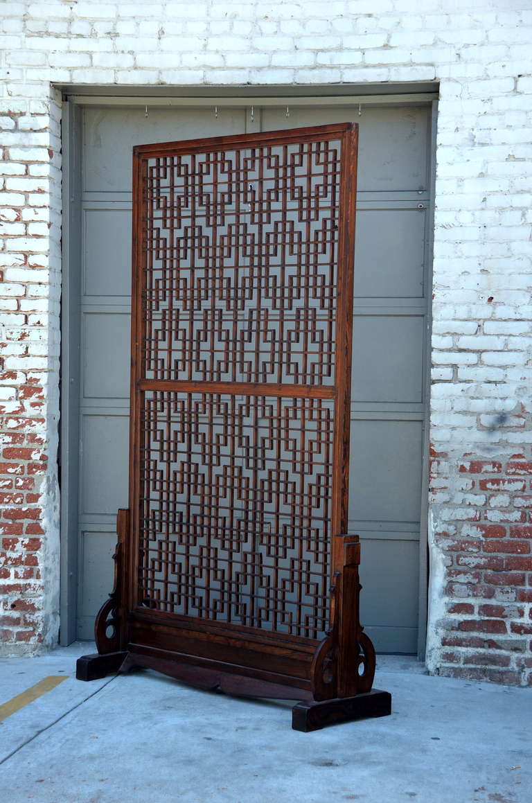 Impressive Large Ornate Asian Room Divider / Screen