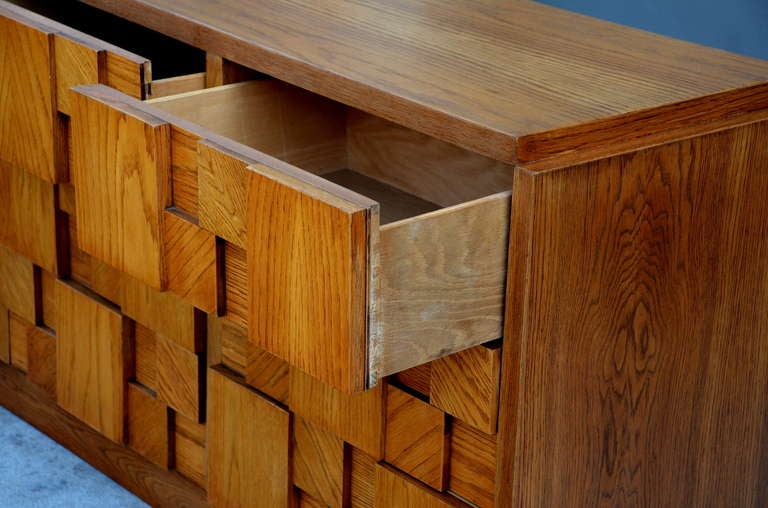 lane brutalist credenza