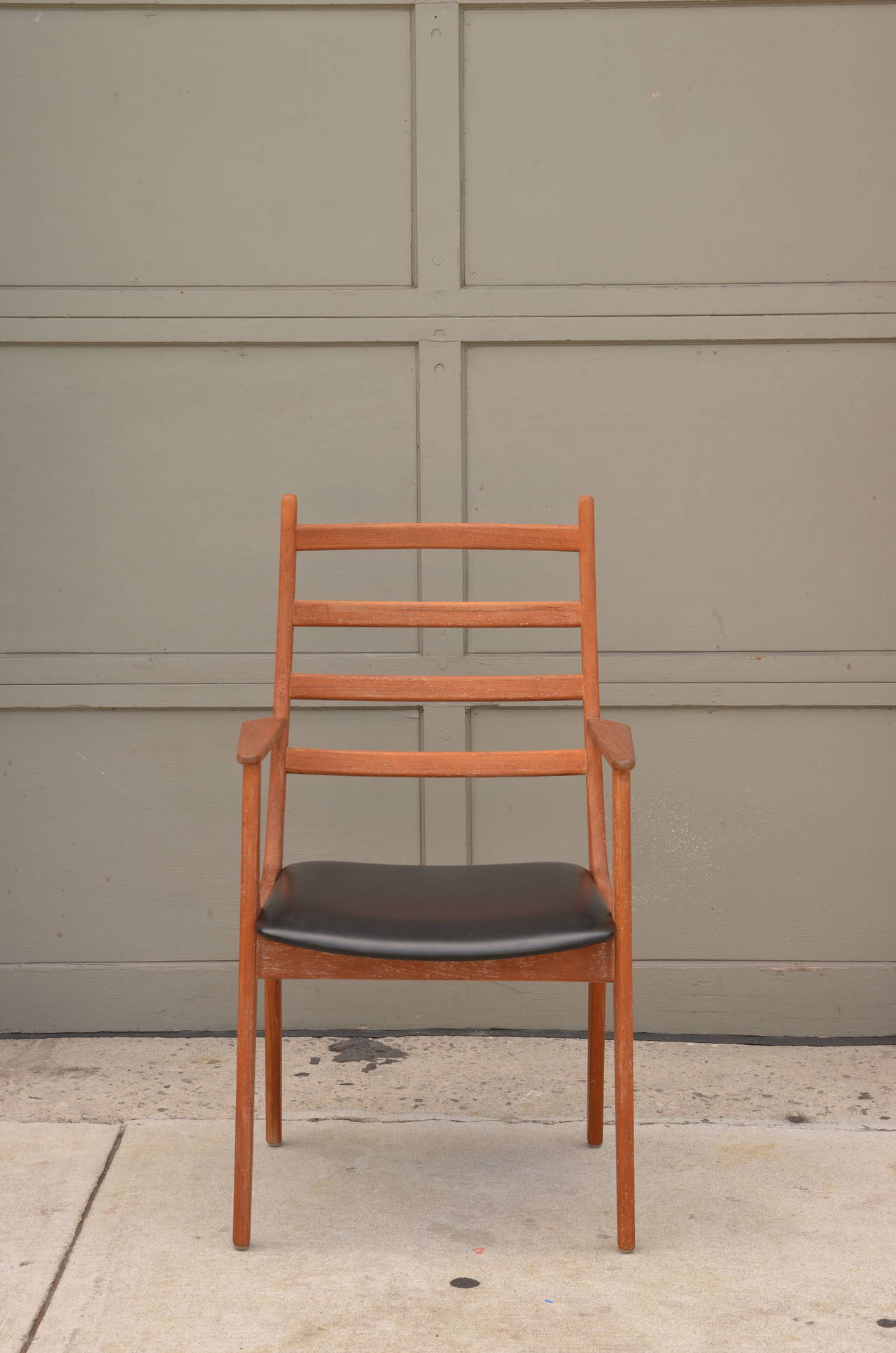 Original Danish Teak Armchair by Kai Kristiansen In Good Condition In Los Angeles, CA