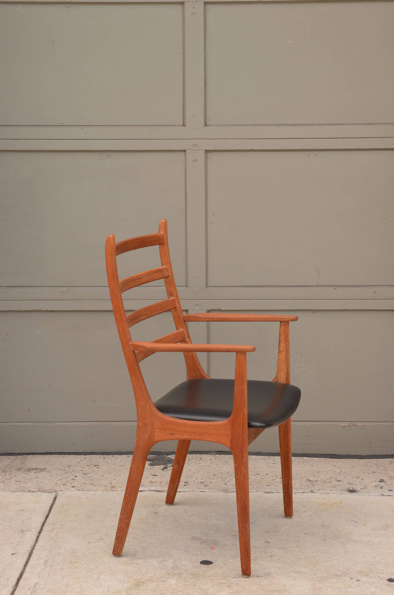 Mid-20th Century Original Danish Teak Armchair by Kai Kristiansen
