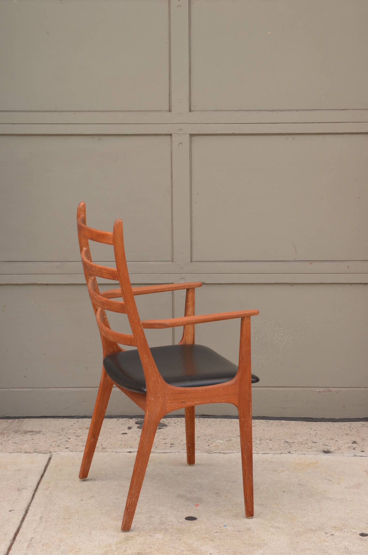 Scandinavian Modern Original Danish Teak Armchair by Kai Kristiansen
