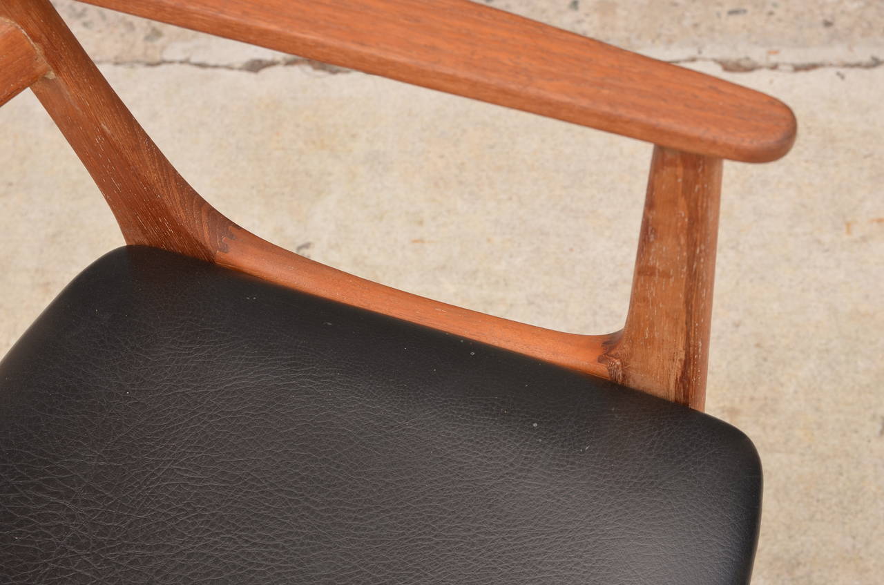 Original Danish Teak Armchair by Kai Kristiansen 2