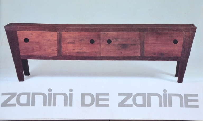 Pair of rare Banco Cuca stools by Zanini de Zanine 2
