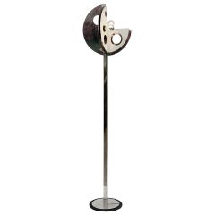 Retro Unusual 1970s Floor Lamp in the Style of Yonel Lebovici