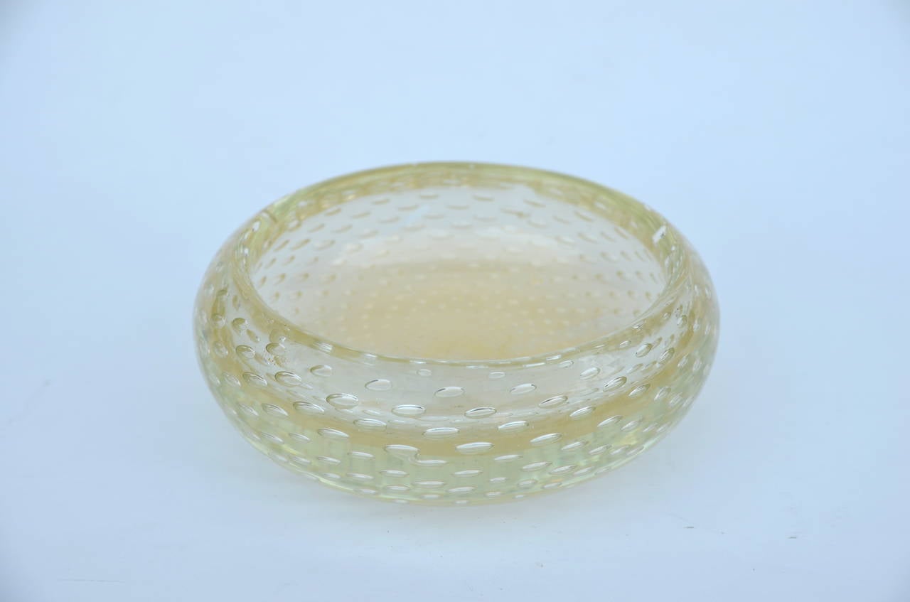 Heavy Barovier e Toso cordonato d'oro bubble bowl.