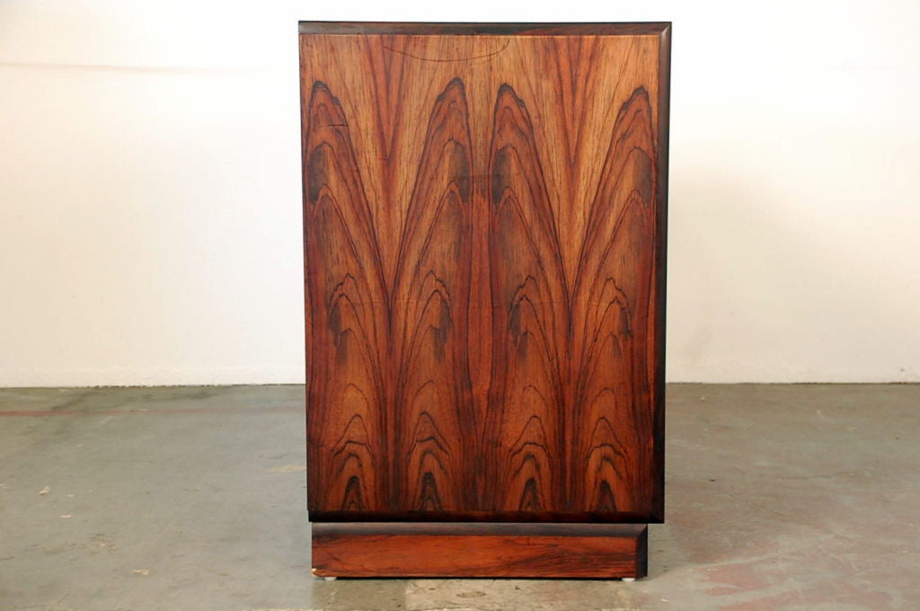 Small Rosewood Freestanding or Wall-Mounted Cabinet by John Nyquist In Excellent Condition In Los Angeles, CA