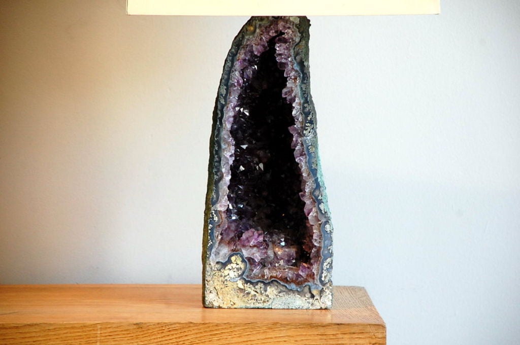 geode table lamp
