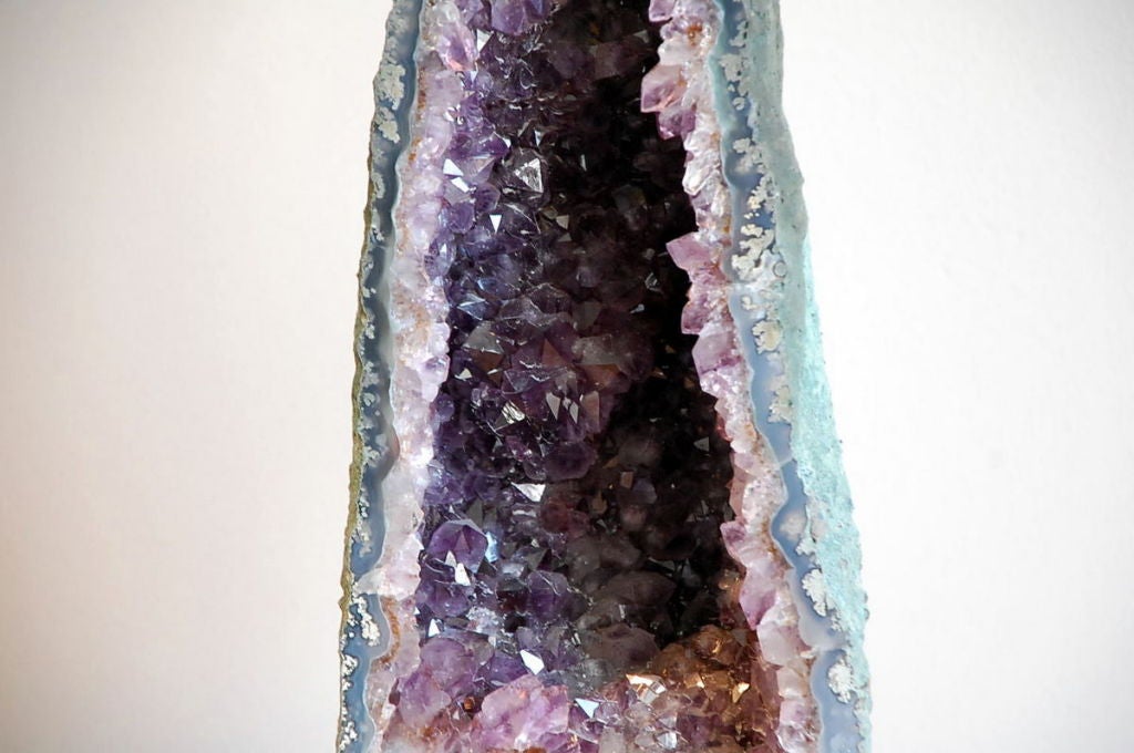 American Amethyst Geode Lamp