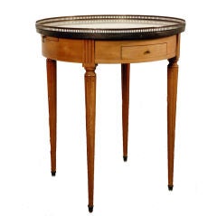 Classic Louis XVI style French bouillotte table