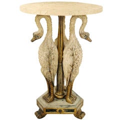Swan Form Side Table (GMD#2980)