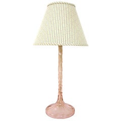 Pink Cut Glass Lamp (GMD#1876)