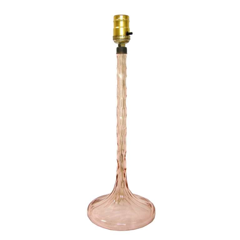 Pink Cut Glass Lamp (GMD#1876)