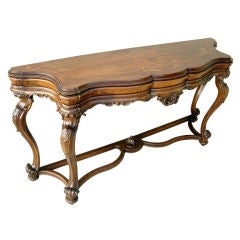 Large Walnut & Marquetry Console (GMD#2602)