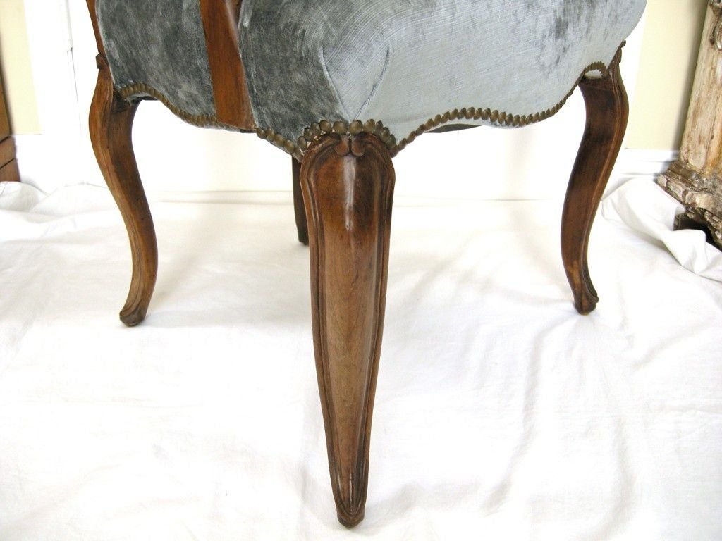 Mid-20th Century Louis XV Style Arm Chair (GMD#2610) For Sale