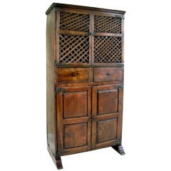 18th C. Spanish Pantry Cabinet (GMD#2622)
