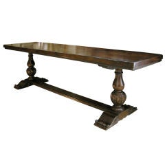 19th C. Renaissance Style Library Table (GMD#2630)