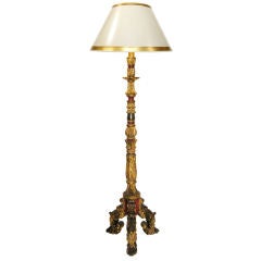 Italian Baroque Style Torchiere Floor Lamp (GMD#2641)