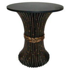 Faux Bamboo & Granite Table (GMD#2597)