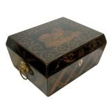 Antique Pen Work Decorated Jewelry Casket (GMD#2700)